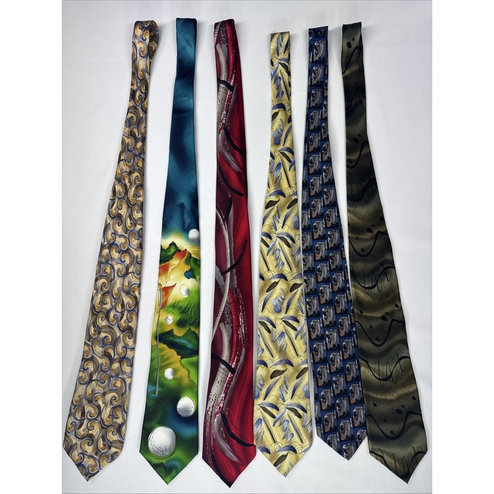Lot 6 Jerry Garcia J. Garcia Neckties